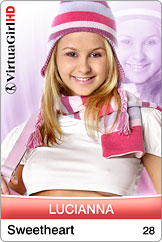 Dirty Desktop Stripper Images of VirtuaGirl Lucianna - Sweetheart