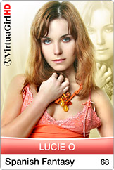 Dirty Desktop Stripper .jpgs of VirtuaGirl Lucie O - Spanish Fantasy