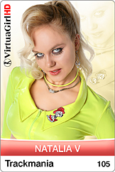 Dirty Desktop Stripper Collection of VirtuaGirl Natalia V - Trackmania