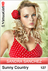Dirty Desktop Stripper Pictures of VirtuaGirl Sandra Sanchez - Sunny Country