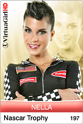 Dirty Desktop Stripper Gallery of VirtuaGirl Nella - Nascar Trophy