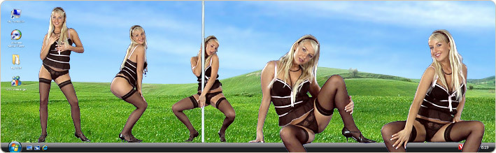 Download VirtualGirl HD to Watch Blonde Stripper Lucynova Get Naked in Bachelor Pad