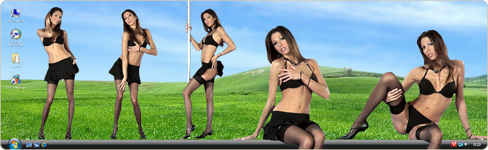 Download VirtualGirl HD to Watch Blonde Stripper Britney Get Naked in Intense Desire