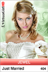 Dirty Desktop Stripper Photos of VirtuaGirl Jewel - Just Married