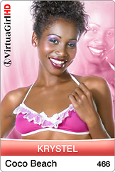 Dirty Desktop Stripper Gallery of VirtuaGirl Krystel - Coco Beach