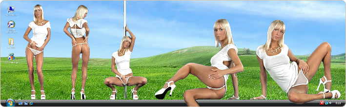 Download VirtualGirl HD to Watch Blonde Stripper Natali Blond Get Naked in Coconut Milk