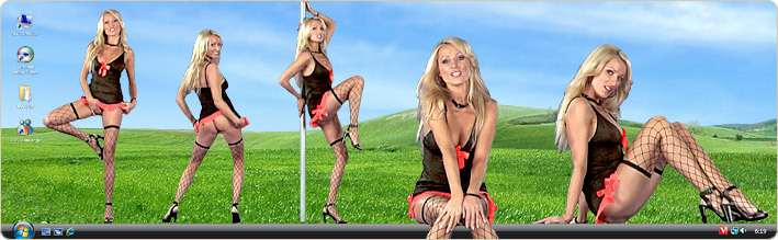 Download VirtualGirl HD to Watch Blonde Stripper Diana Doll Get Naked in Pink Mansion