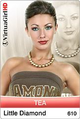 Dirty Desktop Stripper Promo of VirtuaGirl Tea - Little Diamond