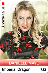 Dirty Desktop Stripper Collection of VirtuaGirl Danielle Maye - Imperial Dragon