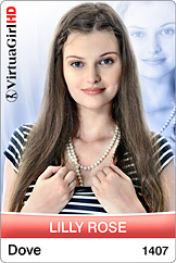 Dirty Desktop Stripper Preview of VirtuaGirl Lilly Rose - Dove