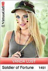 Dirty Desktop Stripper Collection of VirtuaGirl Vanda Lust - Soldier of Fortune