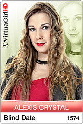 Dirty Desktop Stripper Pics of VirtuaGirl Alexis Crystal - Blind Date