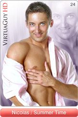 Dirty Desktop Gay Stripper Pictures of VirtuaGuy Model Nicolas - Summer Time