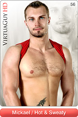 Dirty Desktop Male Stripper Pictures of VirtuaGuy Model Mickael - Hot & Sweaty