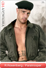 Dirty Desktop Male Stripper Pictures of VirtuaGuy Model Robert Rosenberg - Paratrooper