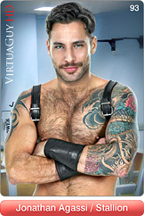 Dirty Desktop Gay Stripper Pictures of VirtuaGuy Model Jonathan Agassi - Stallion